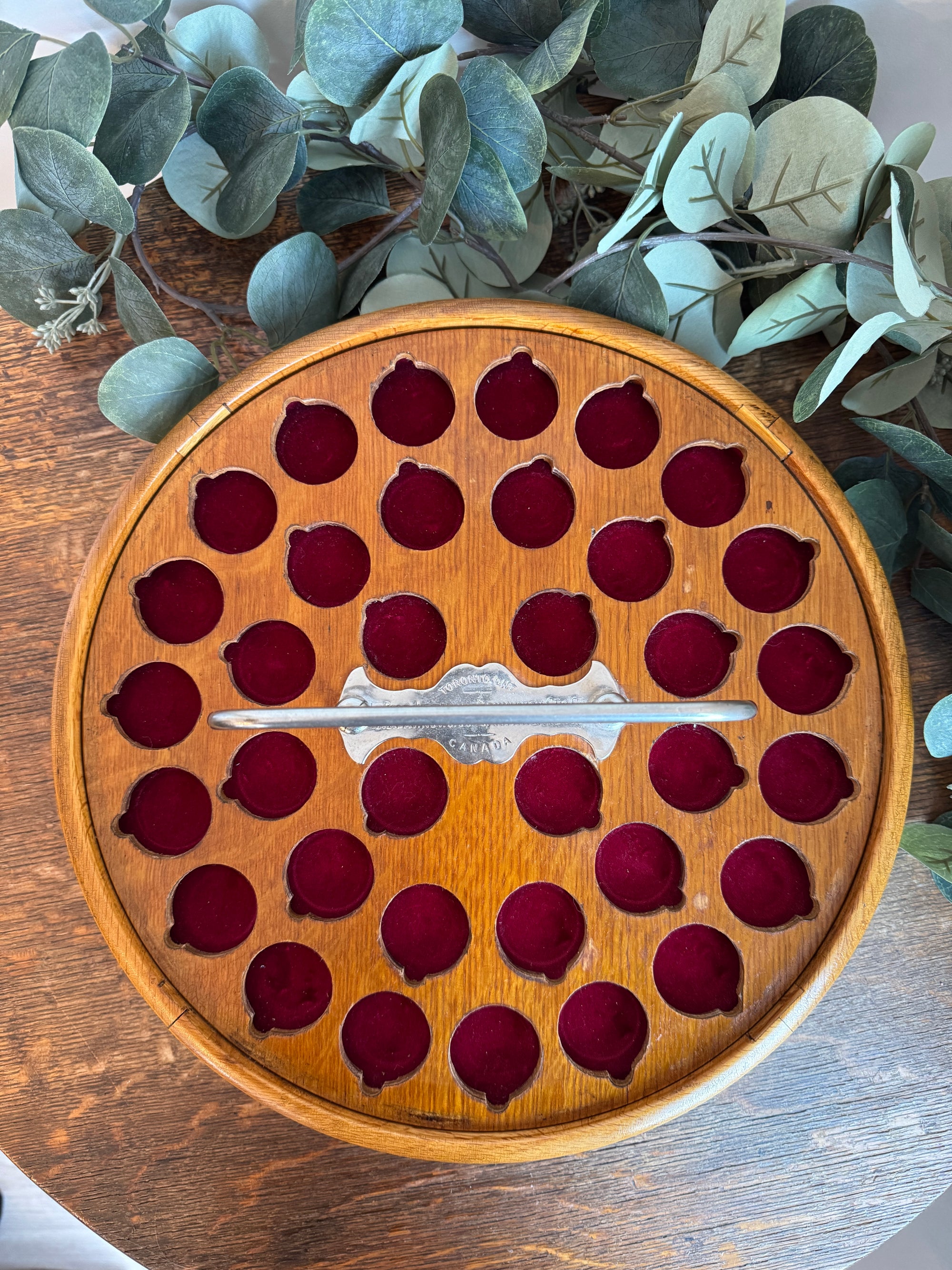 Lepage Church Communion Tray/Caddie Pat. 1895 - Where On Earth Antiques and Vintage