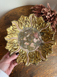 Vintage Florentine Wood Bowl - Where On Earth Antiques and Vintage