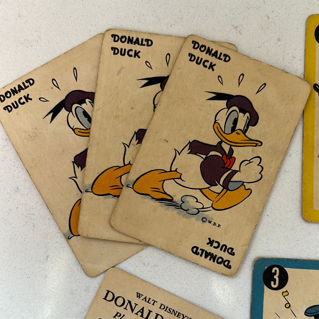 1941 Walt Disneys ‘Donald Duck’ Playing Card Game - Where On Earth Antiques and Vintage