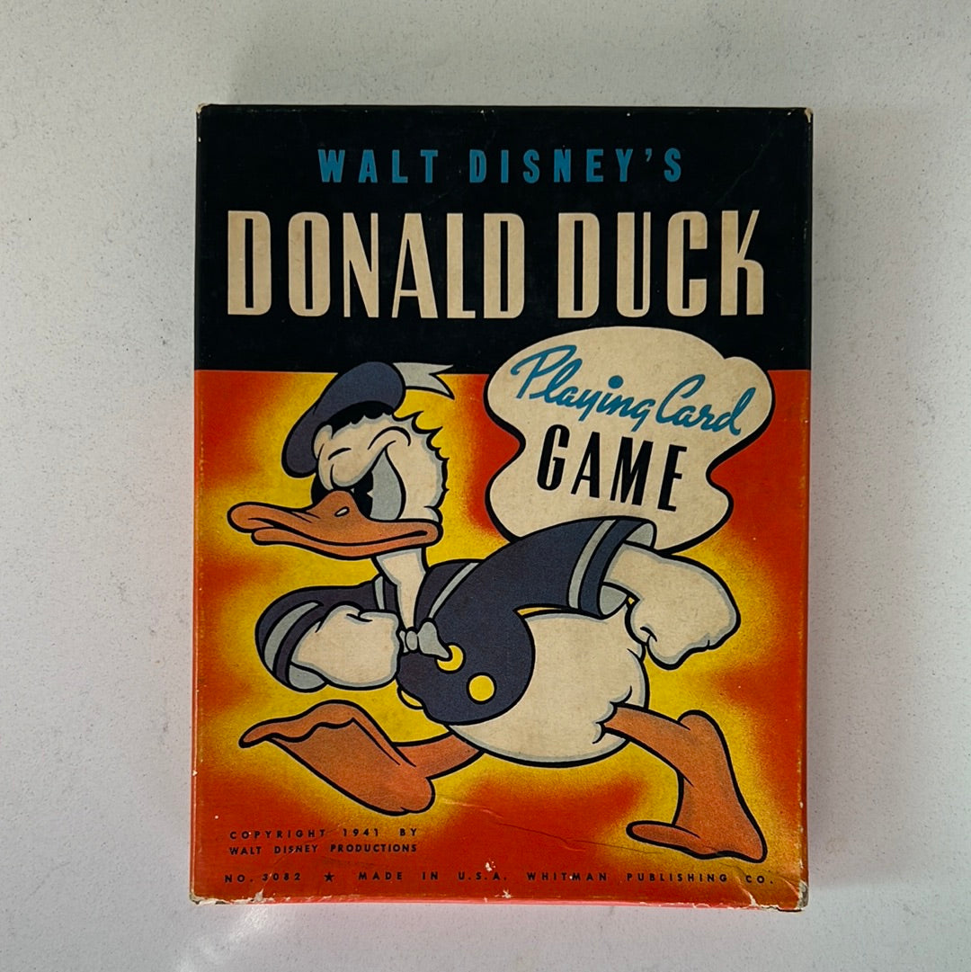 1941 Walt Disneys ‘Donald Duck’ Playing Card Game - Where On Earth Antiques and Vintage