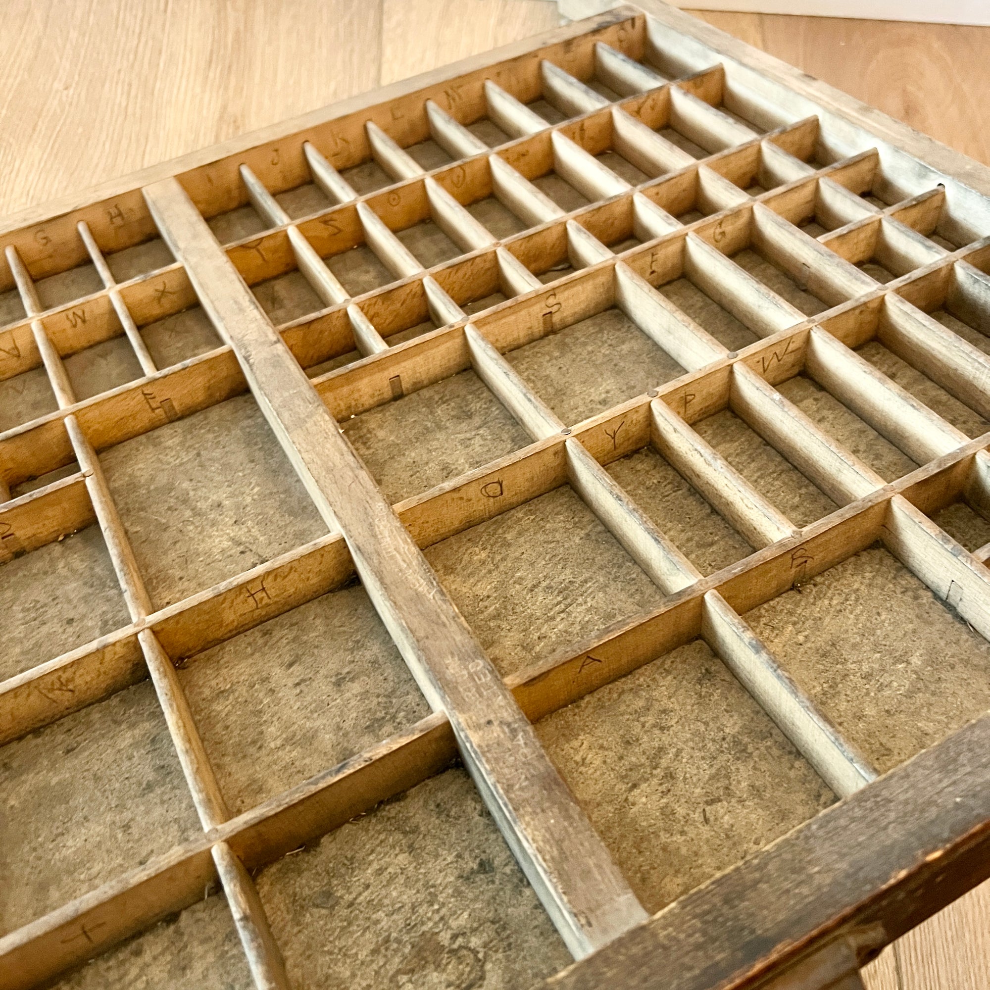 Printer's Drawer/Typesetters Tray - Where On Earth Antiques and Vintage