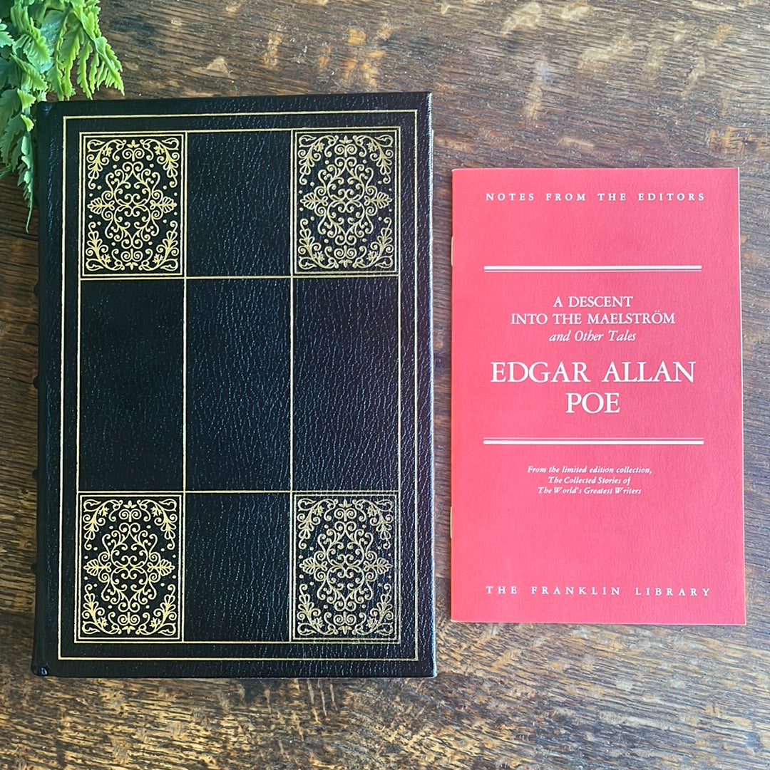 1983 Franklin Library Edgar Allan Poe's 'A Descent Into Maelstrom & Other Tales'