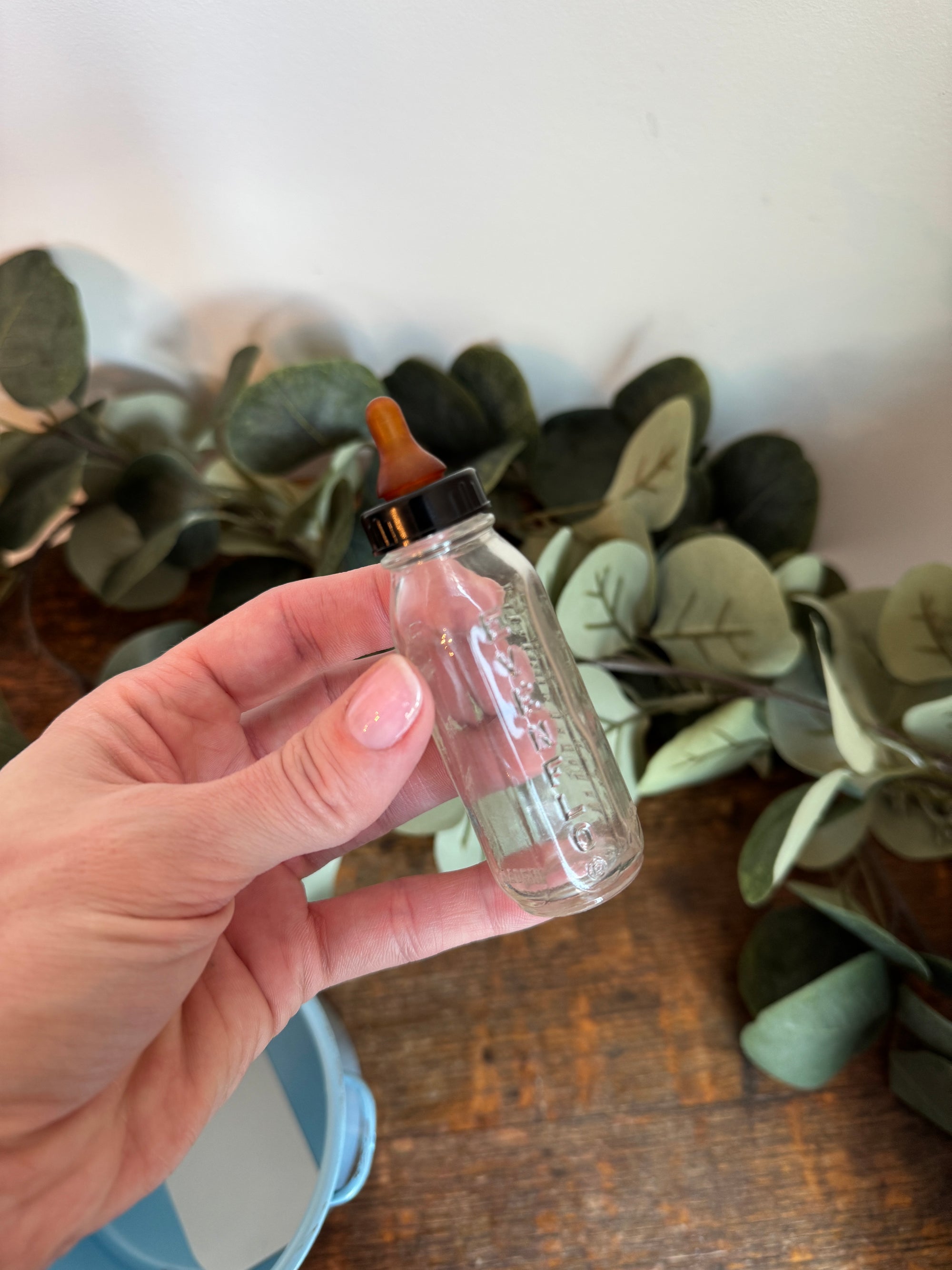 c. 1950s Toy Baby Doll Bottle Sterilizer Pot w Original Bottles