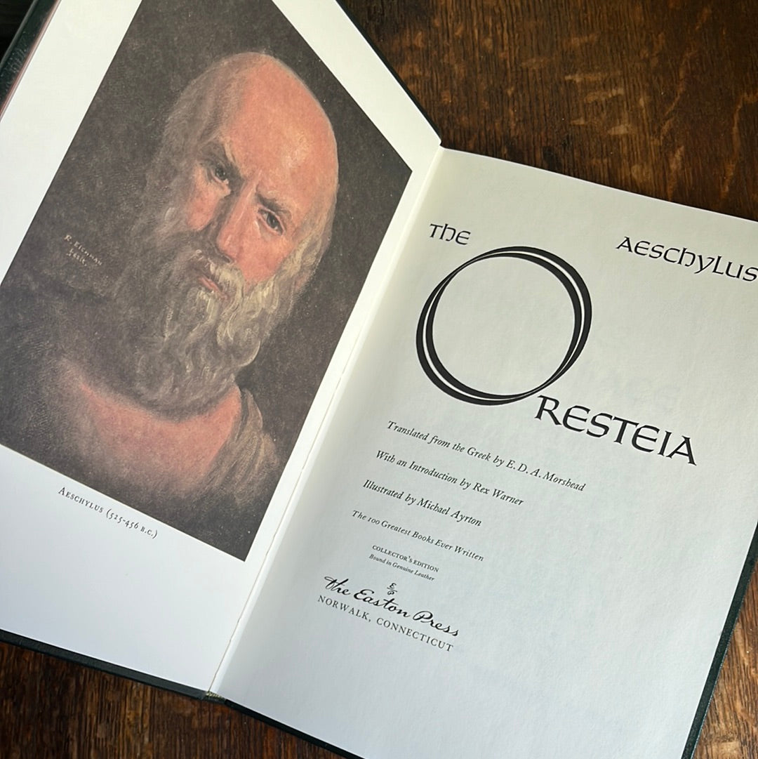 ‘The Oresteia’ 1979 Collector’s Edition Easton Press