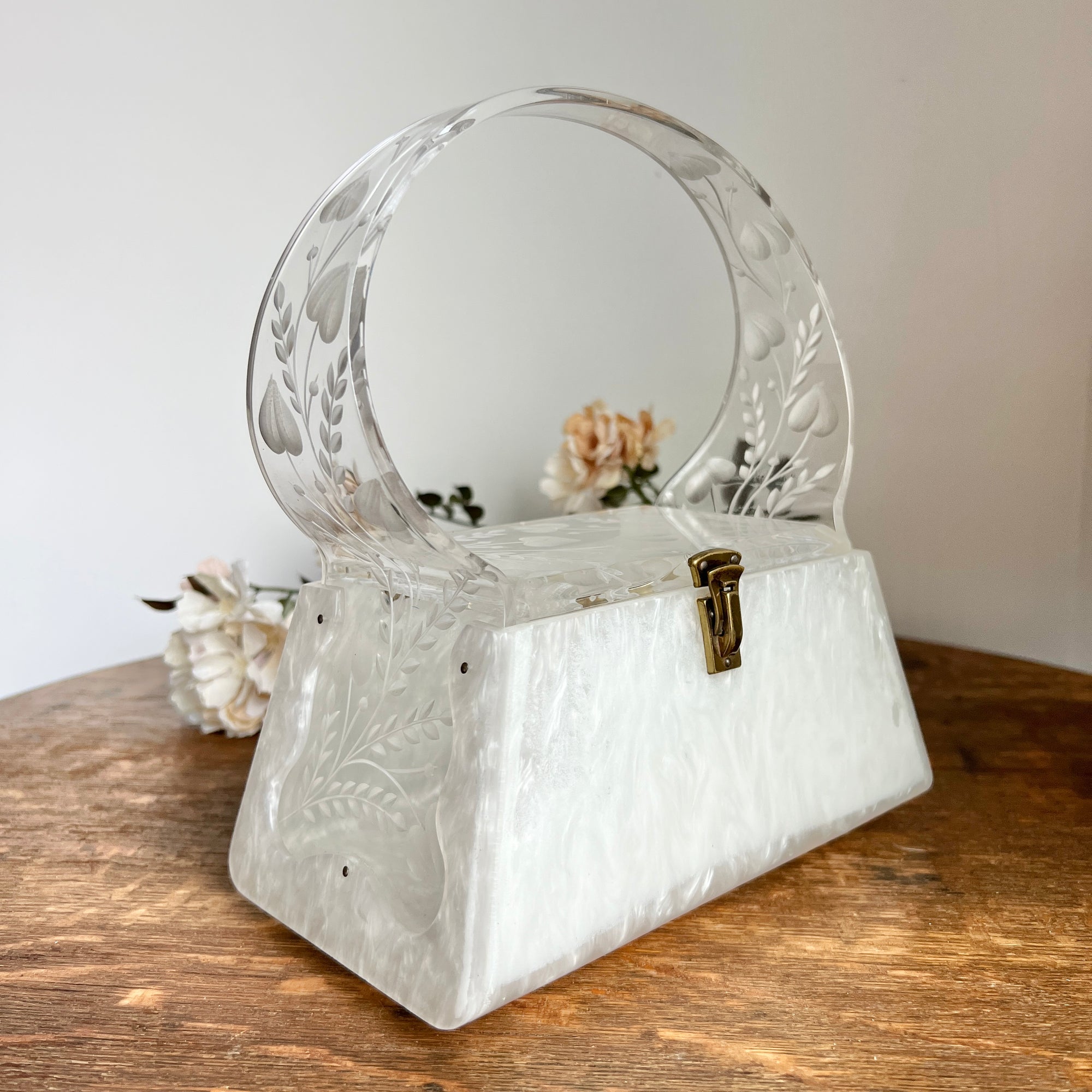 Artifact of the Month: 1940s Lucite Handbag — Turtle Bay