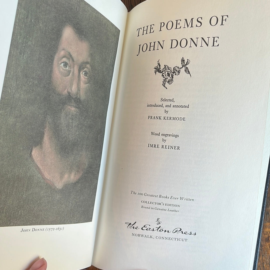 ‘Poems of John Donne’ 1979 Collector's Edition Easton Press