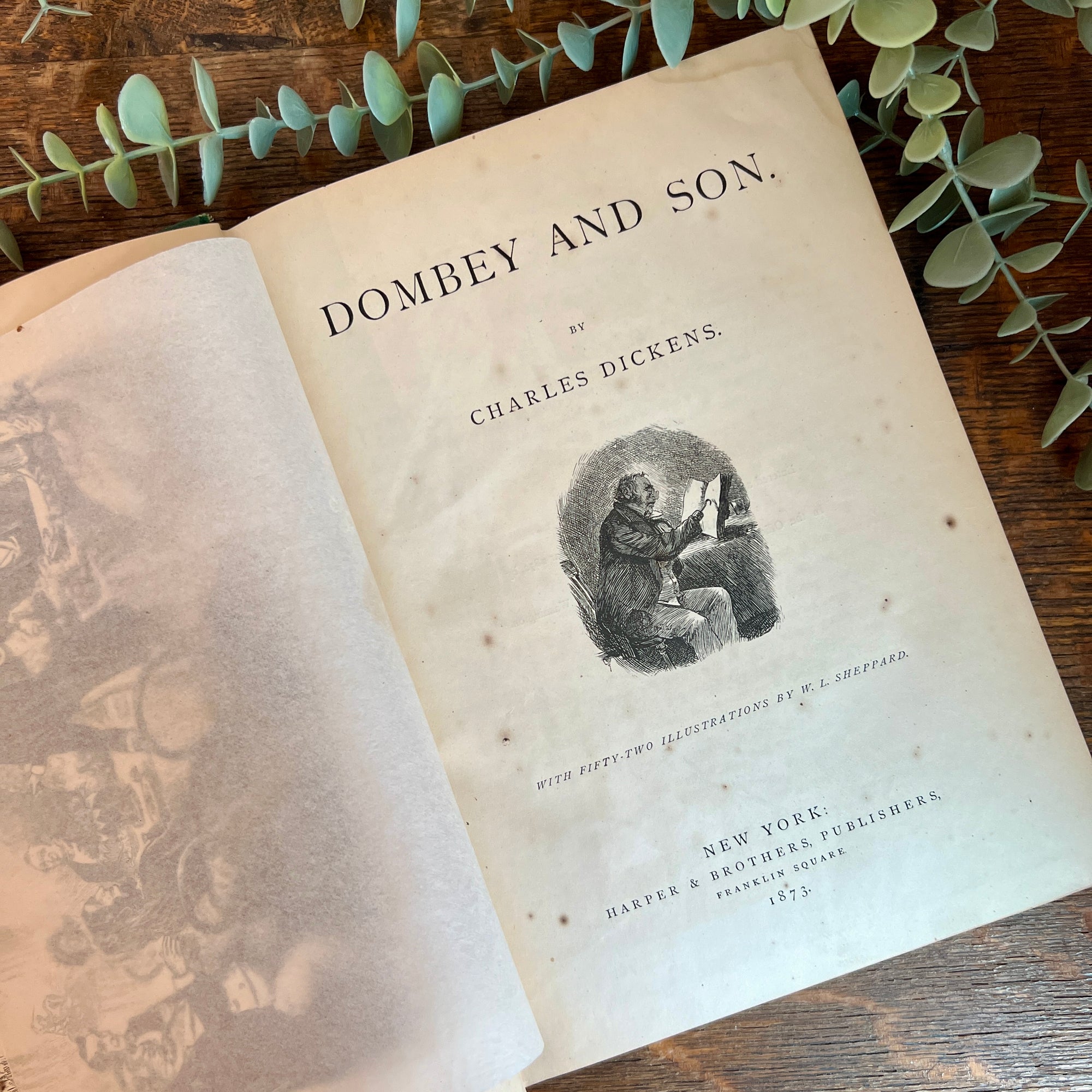 1873 Charles Dickens - 'Dombey and Son' Household Edition