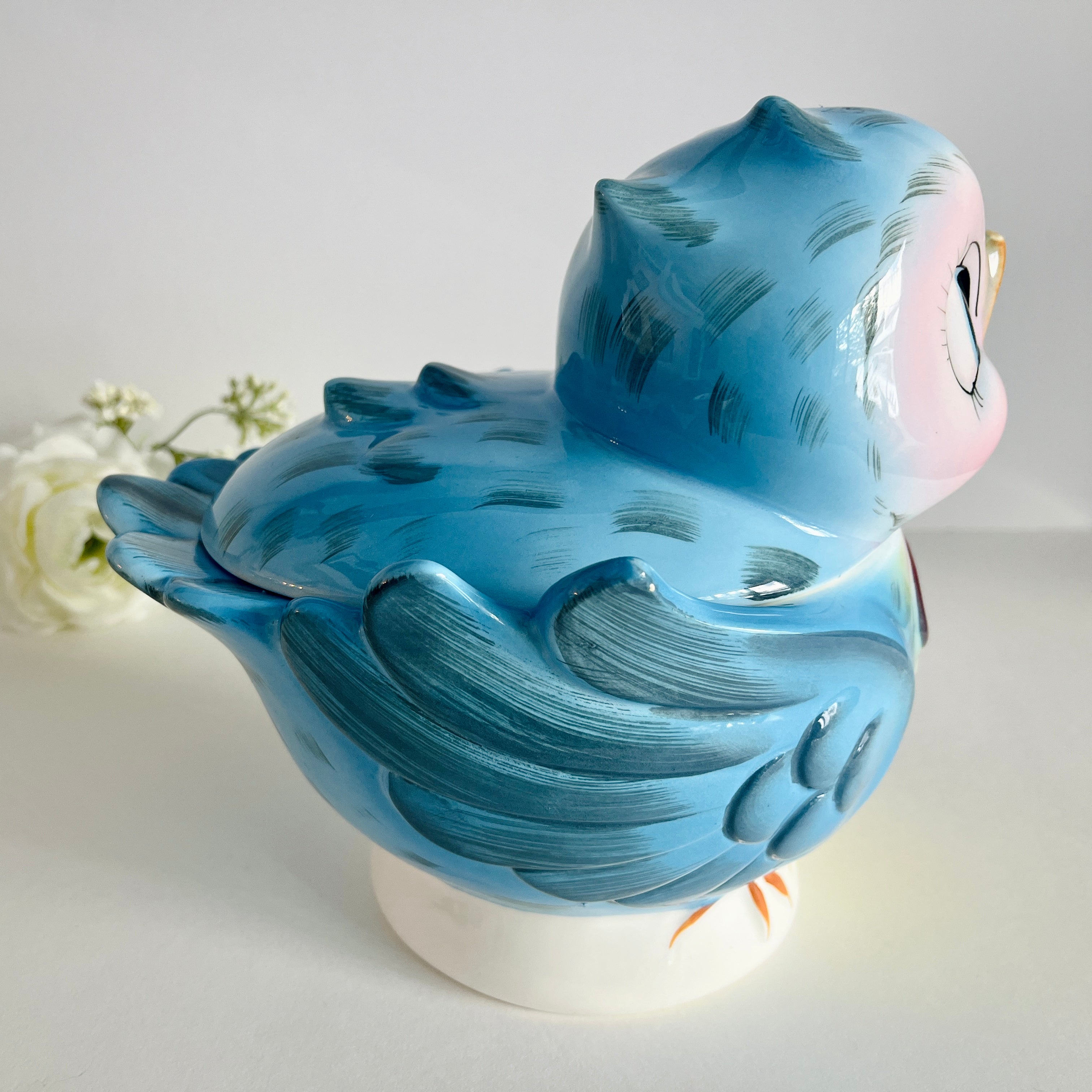 LEFTON vintage authentic Bluebird Cookie Jar 1960s